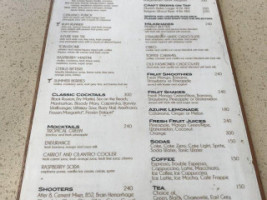 Azure Beach Club menu
