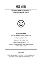 MPD Steak Kitchen menu