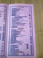 Chinese Corner menu