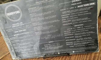 Just Falafel menu