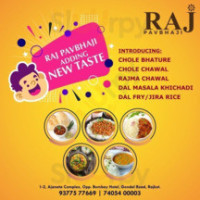 Raj Pavbhaji menu