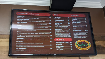 Mangal Indian menu