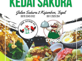 Kedai Sakura menu