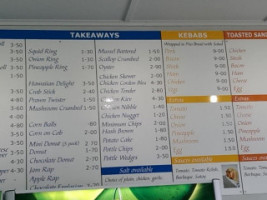 Bayside Fish Supply menu