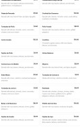 Canteen Kitchen & Bar menu