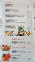 Moon's Sushi menu