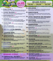 Mojo's Pizza menu