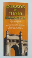 Passes to india menu