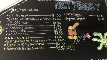 South Cairns Sports Club menu