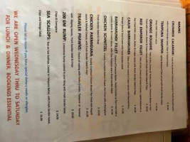 Portside Seafood Restaurant menu