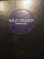 Wild Ginger Bar menu