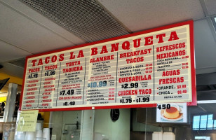 Classic Fish Shop menu