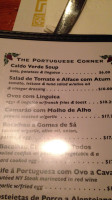Fiddlers Green menu