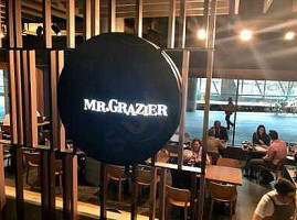 Mr Grazier inside