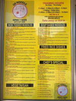 Alroy Bistro menu