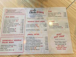 Bangkok Thai Takeaway menu