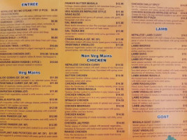 Annapurna Curry House menu