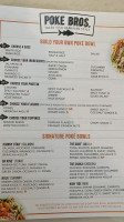 Breakers menu