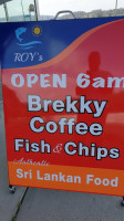 Roy's Fish And Chips Take Away Café Sri Lankan Cuisine menu