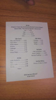 Rik's Bar Restaurant menu