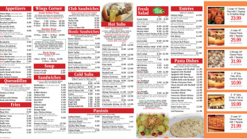 Saffron menu