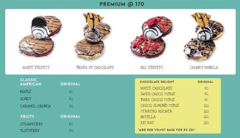 Get Desserted menu