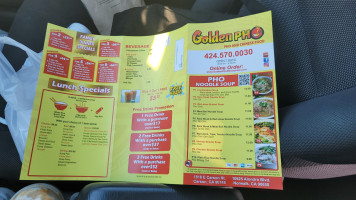 Sunflower Beach menu