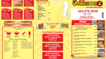 Sunflower Beach menu