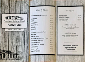 Mossburn Railway menu