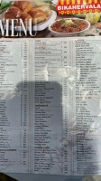 Bikanervala menu