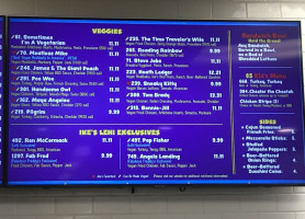 Swain's menu