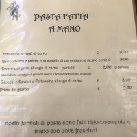 Roms Pizza menu
