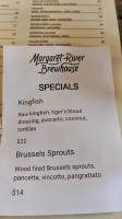 Brewhouse Margaret River menu