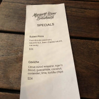 Brewhouse Margaret River menu