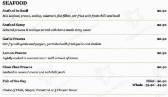 Thai Corner Kitchen menu