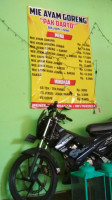 Mie Ayam Goreng Pak Darto menu