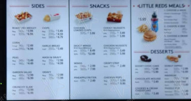 Red Rooster menu