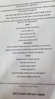 Five Flags Hotel menu