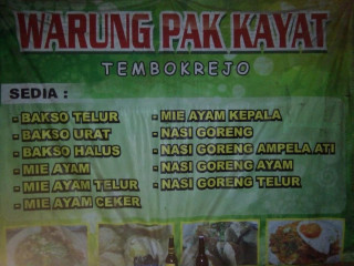 Warung Pak Kayat