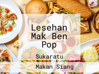 Lesehan Mak Ben Pop