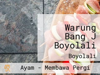 Warung Bang J Boyolali