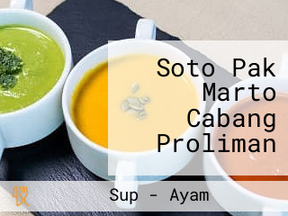 Soto Pak Marto Cabang Proliman