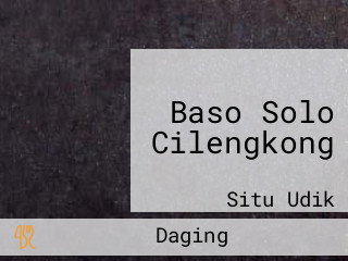 Baso Solo Cilengkong