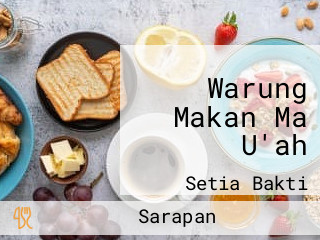 Warung Makan Ma U'ah