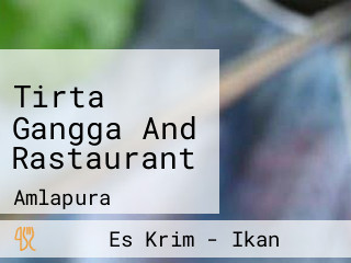 Tirta Gangga And Rastaurant