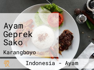 Ayam Geprek Sako