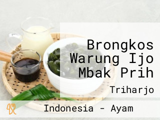 Brongkos Warung Ijo Mbak Prih