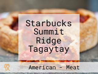 Starbucks Summit Ridge Tagaytay