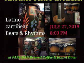 Look Who's Here Wall Of Papa Dan Brewed Coffee Jazz